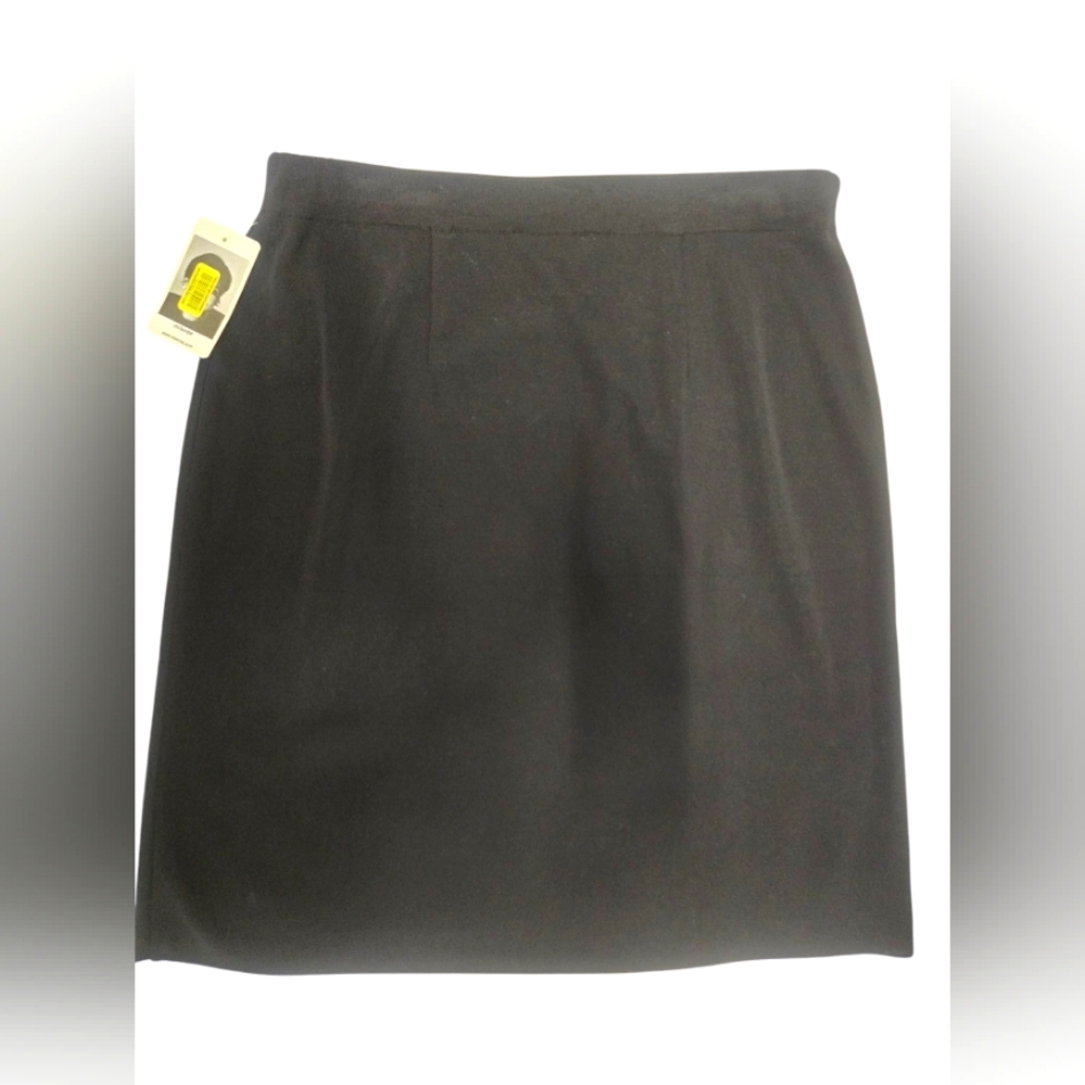 NWT Misook Black Knit Skirt Size XL - Picture 1 of 10